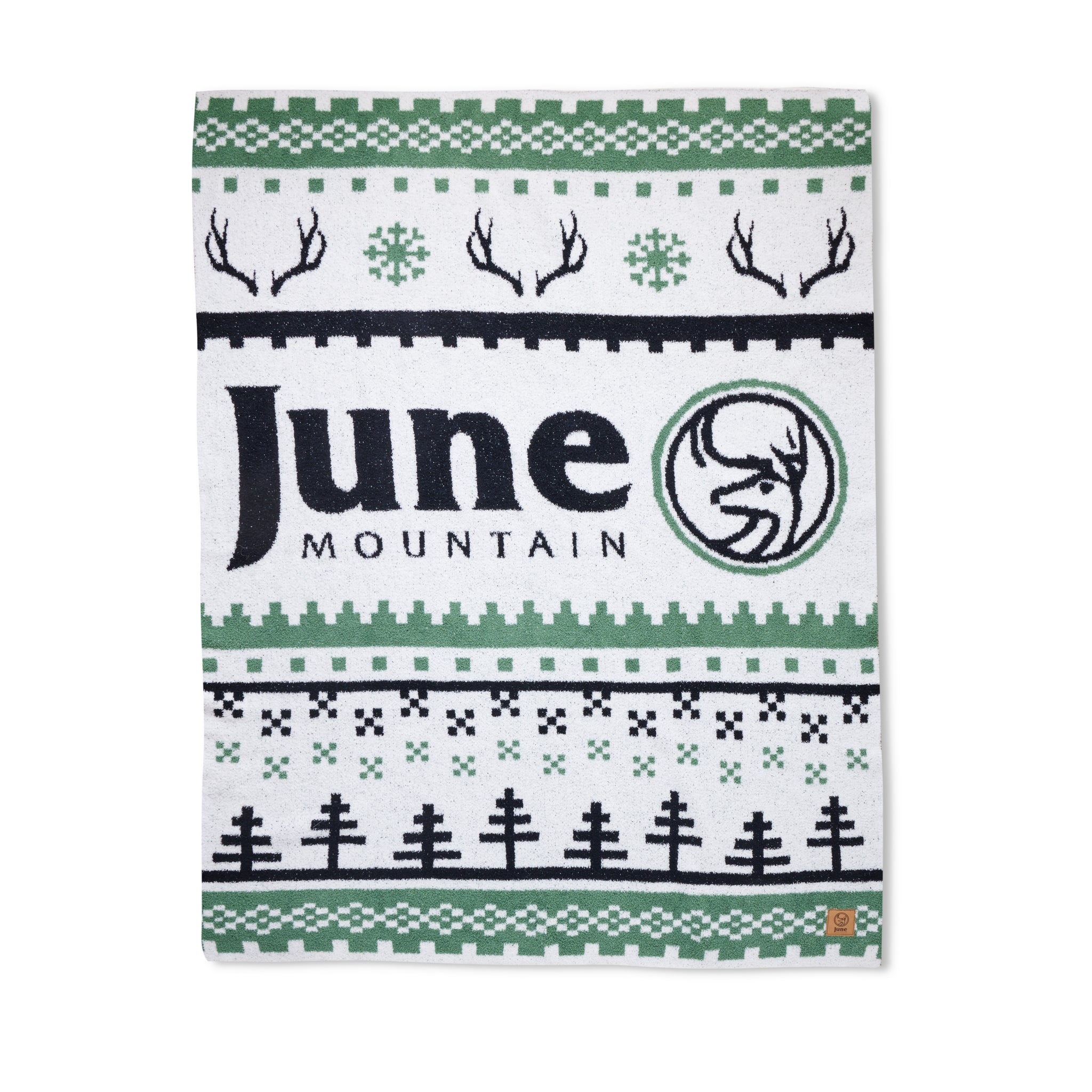 JUNE MOUNTAIN CIRCLE DEER BLANKET