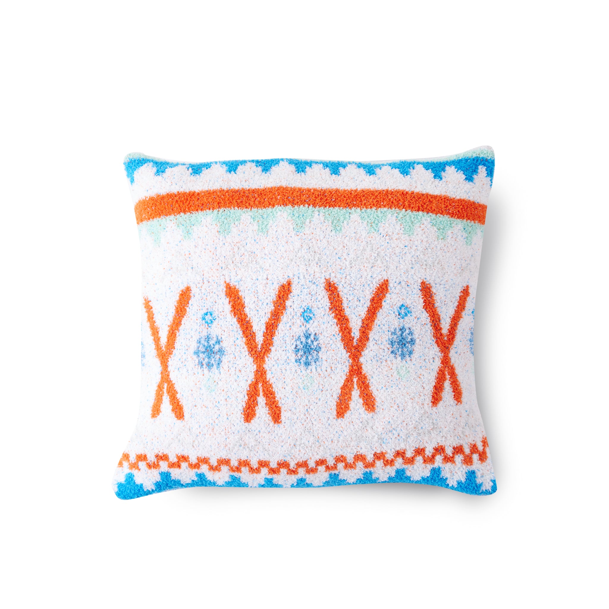 FAIR ISLE PRINTED CUSHION