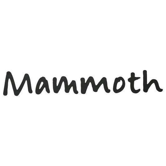 Mammoth Script Logo Sticker