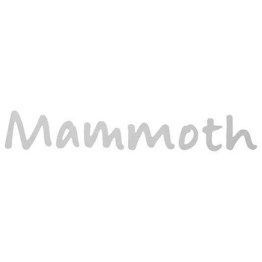 Mammoth Script Logo Decal